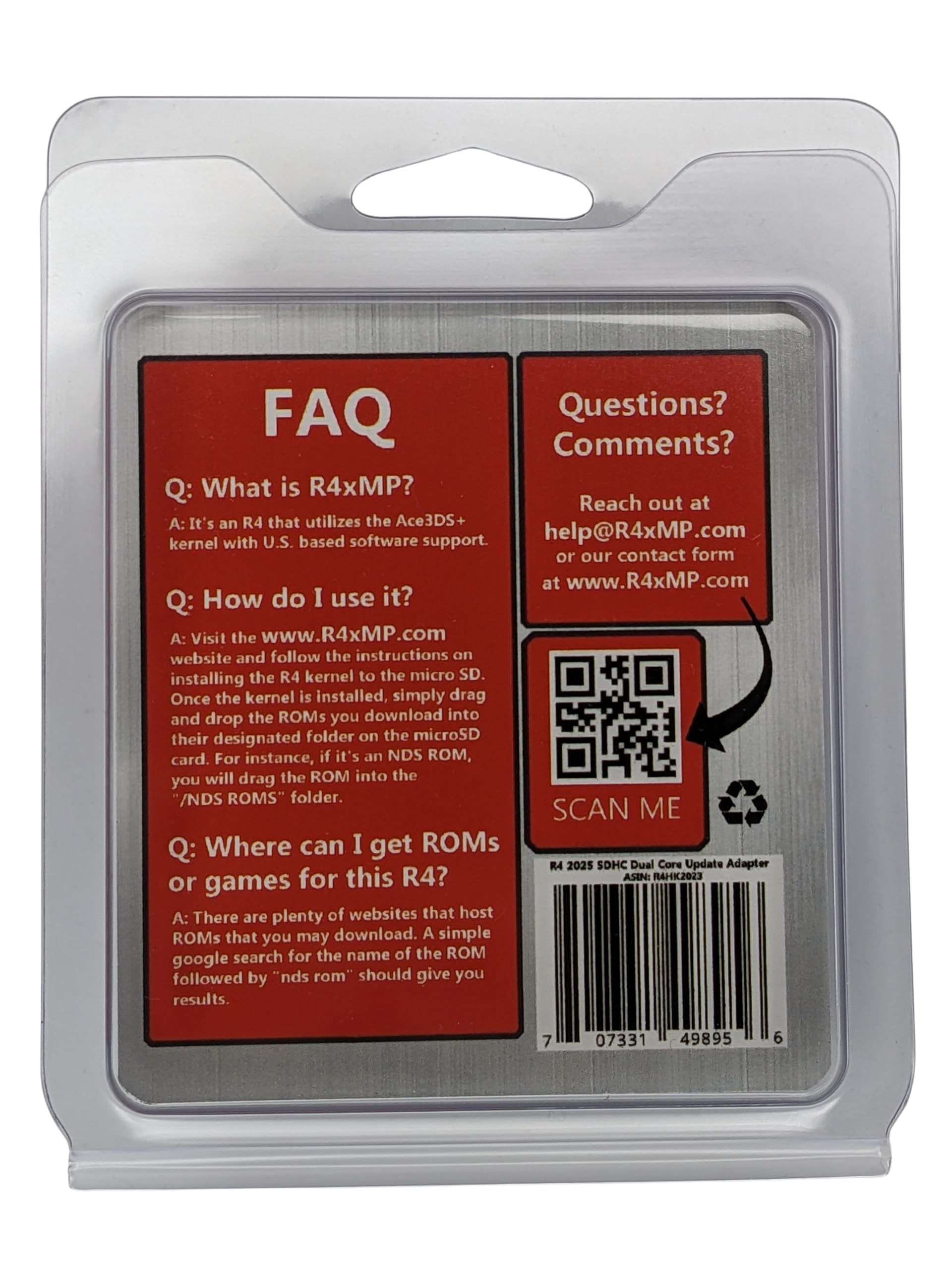 Amazon.com: HawkTec R4 2026 R4xMP SDHC Dual Core Update Adapter